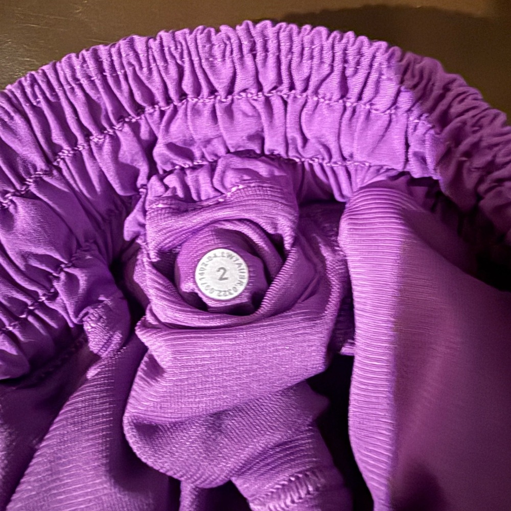 Purple Hotty Hot Lululemon Shorts. Size 2